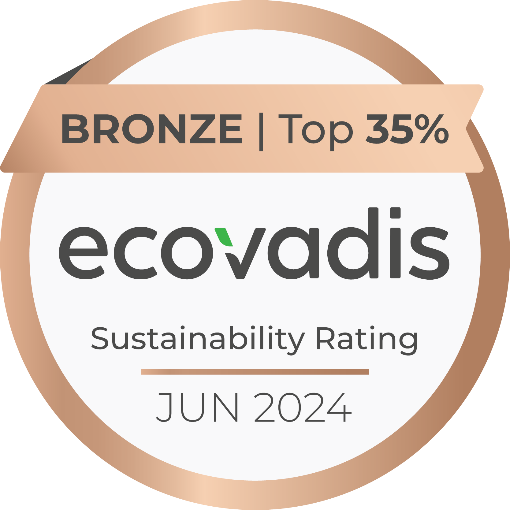 ecovadis Sustainability Rating Jun 2024